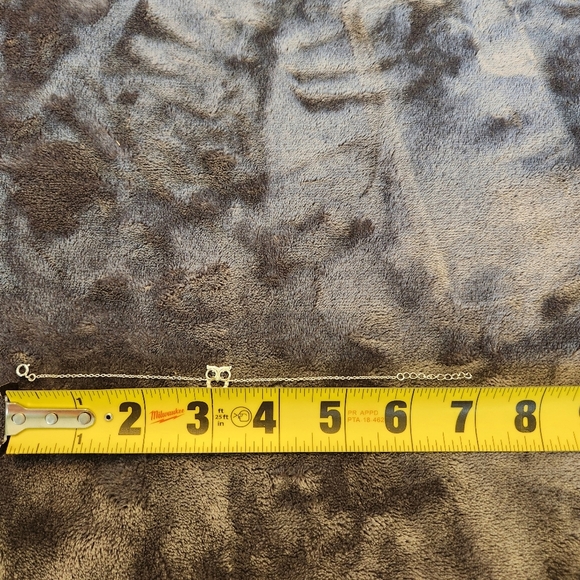 Kids Sterling Silver Owl Bracelet 7" - Picture 3 of 6